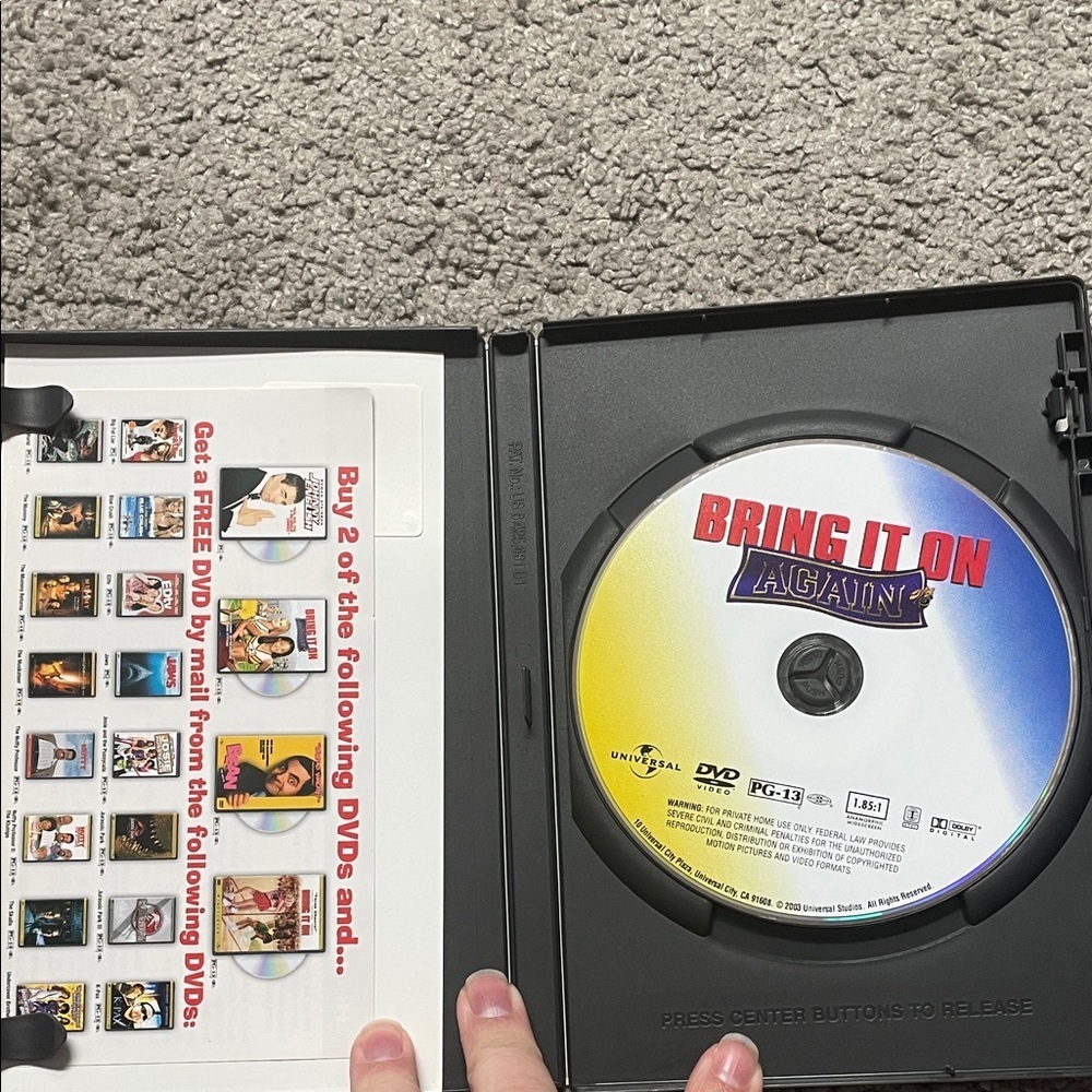 Bring It On Again Wide Screen DVD - Picture 3 of 4